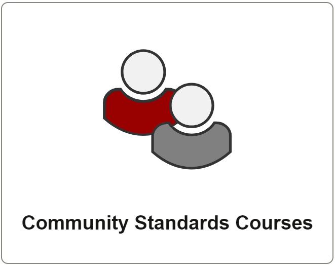 CIS Tile: Community Standards Courses